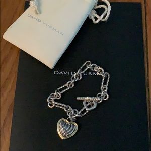 David Yurman Large Heart toggle bracelet
